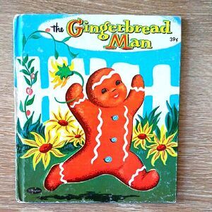 Vintage 1958 The Gingerbread Man Children's Picture Book Whitman Publishing